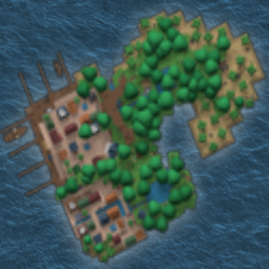 Palo Town treasure map
